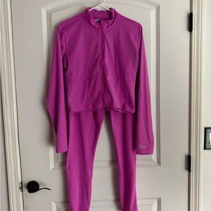 Pink! Victorias Secret Tracksuit Set size Large